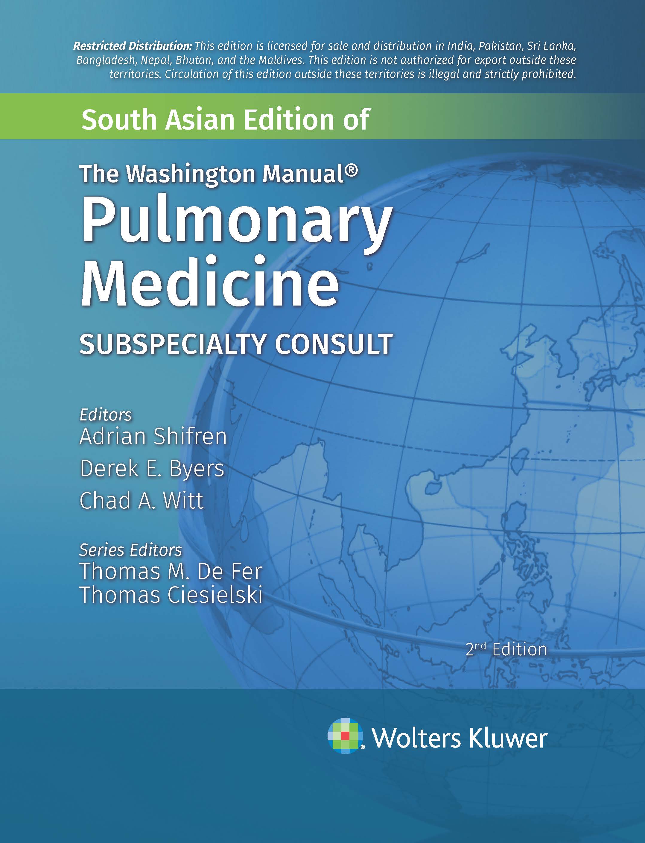 The Washington Manual Pulmonary Medicine Subspecialty Consult, 2ed