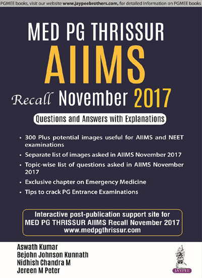 MED PG THRISSUR AIIMS RECALL NOVEMBER 2017