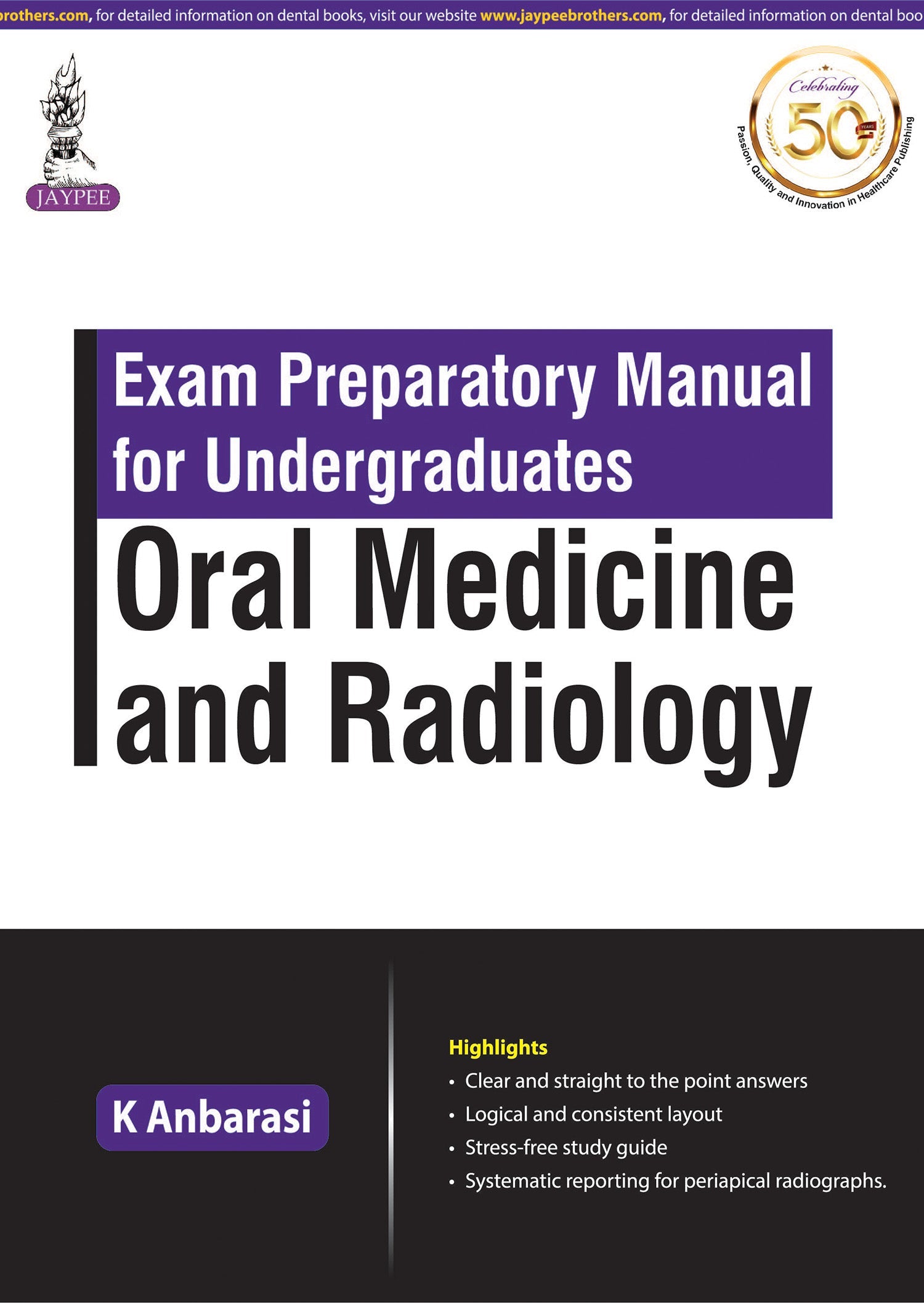 EXAM PREPARATORY MANUAL FOR UNDERGRADUATES ORAL MEDICINE AND RADIOLOGY