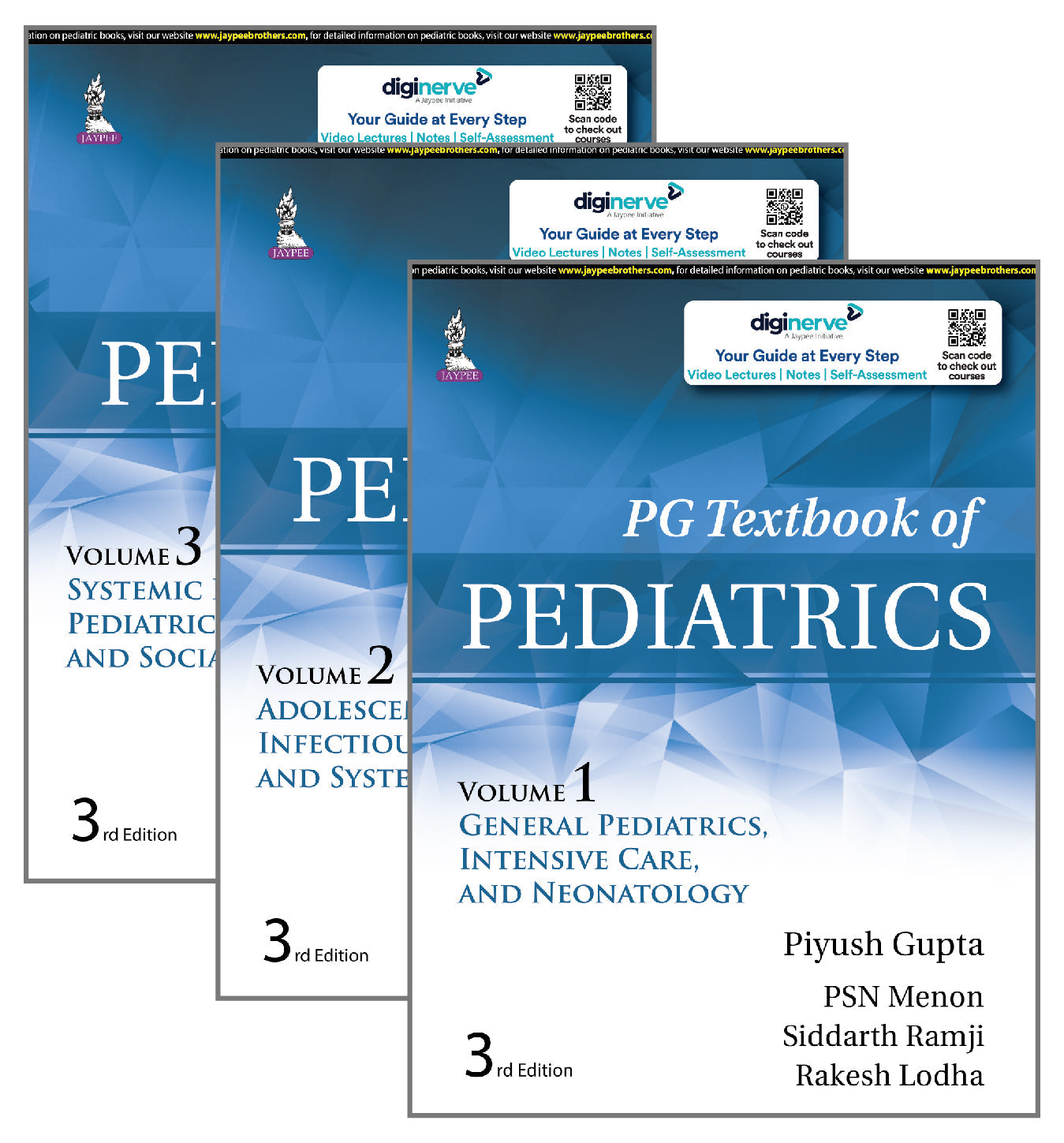 PG TEXTBOOK OF PEDIATRICS (3 VOLUMES)