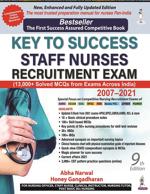 KEY TO SUCCESS STAFF NURSES RECRUITMENT EXAM (2007-2021)