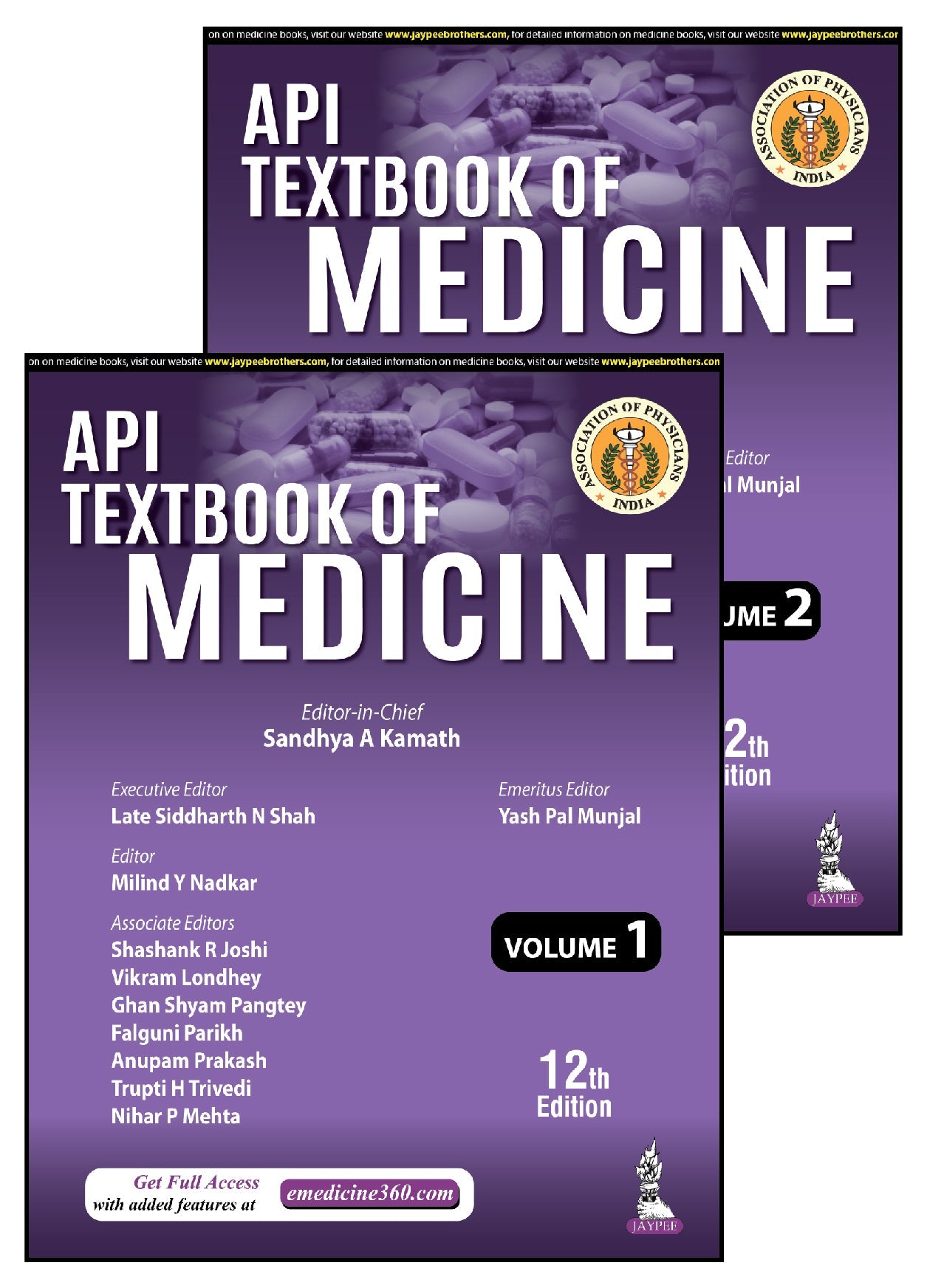 API TEXTBOOK OF MEDICINE (2 VOLUMES)