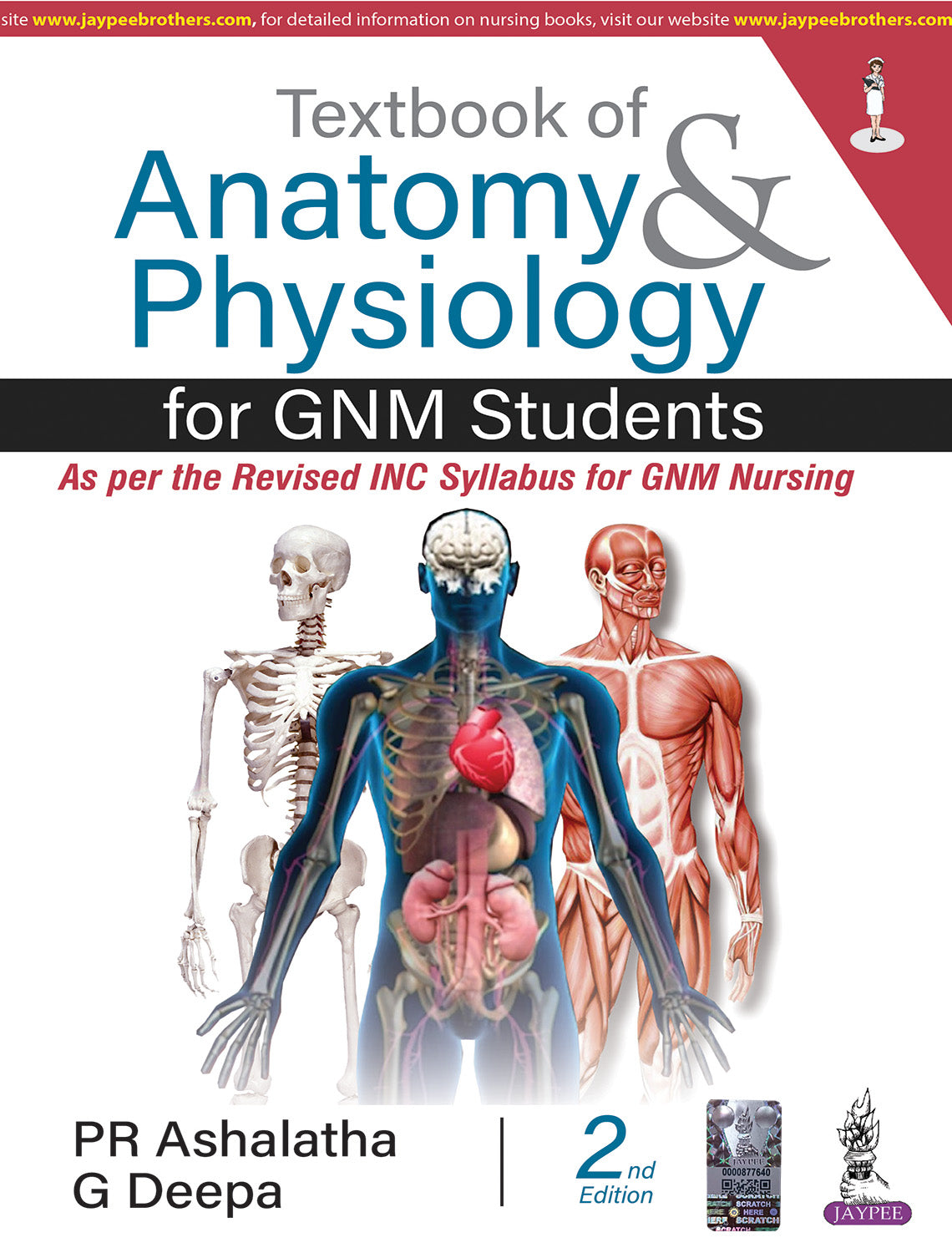 TEXTBOOK OF ANATOMY & PHYSIOLOGY FOR GNM STUDENTS