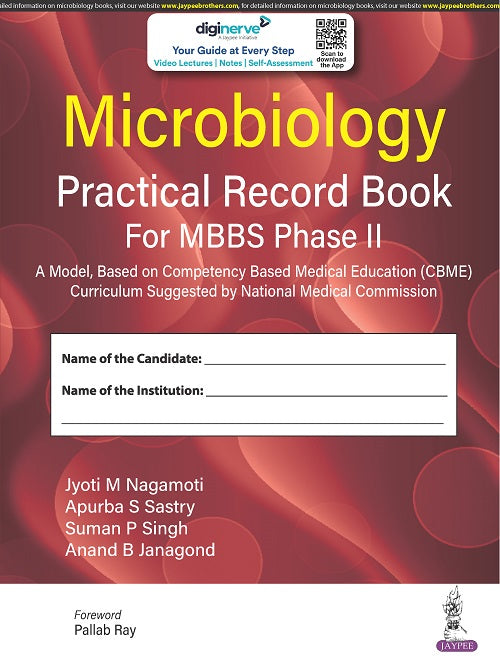 MICROBIOLOGY PRACTICAL RECORD BOOK FOR MBBS PHASE II