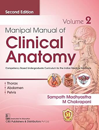 Manipal Manual Of Clinical Anatomy, 2e Vol 2 (PB)