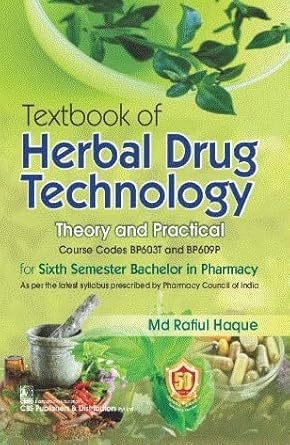 Textbook Of Herbal Drug Technology Theory And Practical (PB)