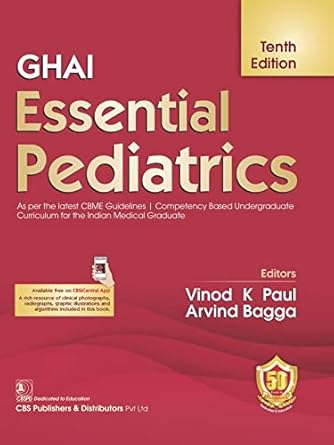 Ghai Essential Pediatrics, 10e (HB)