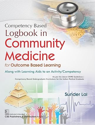 Competency Based Logbook In Community Medicine For Outcome Based Learning(PB)