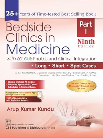 Bedside Clinics In Medicine: Part I With Colour Photos And Clinical Integration, 9e (PB)