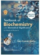 Textbook Of Biochemistry With Biomedical Significance For Medical Students 2e (Pb)