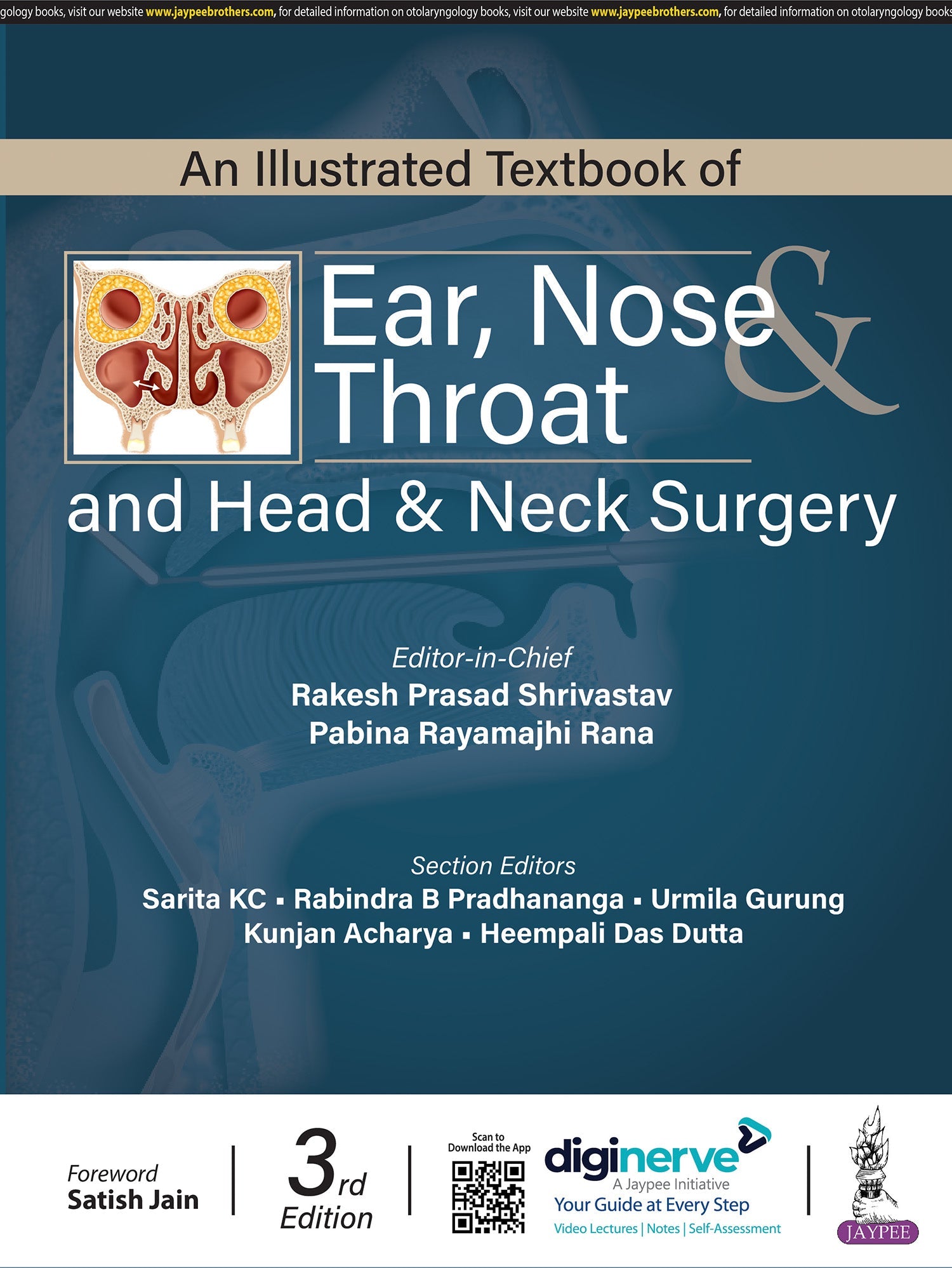 AN ILLUSTRATED TEXTBOOK OF EAR, NOSE & THROAT AND HEAD & NECK SURGERY