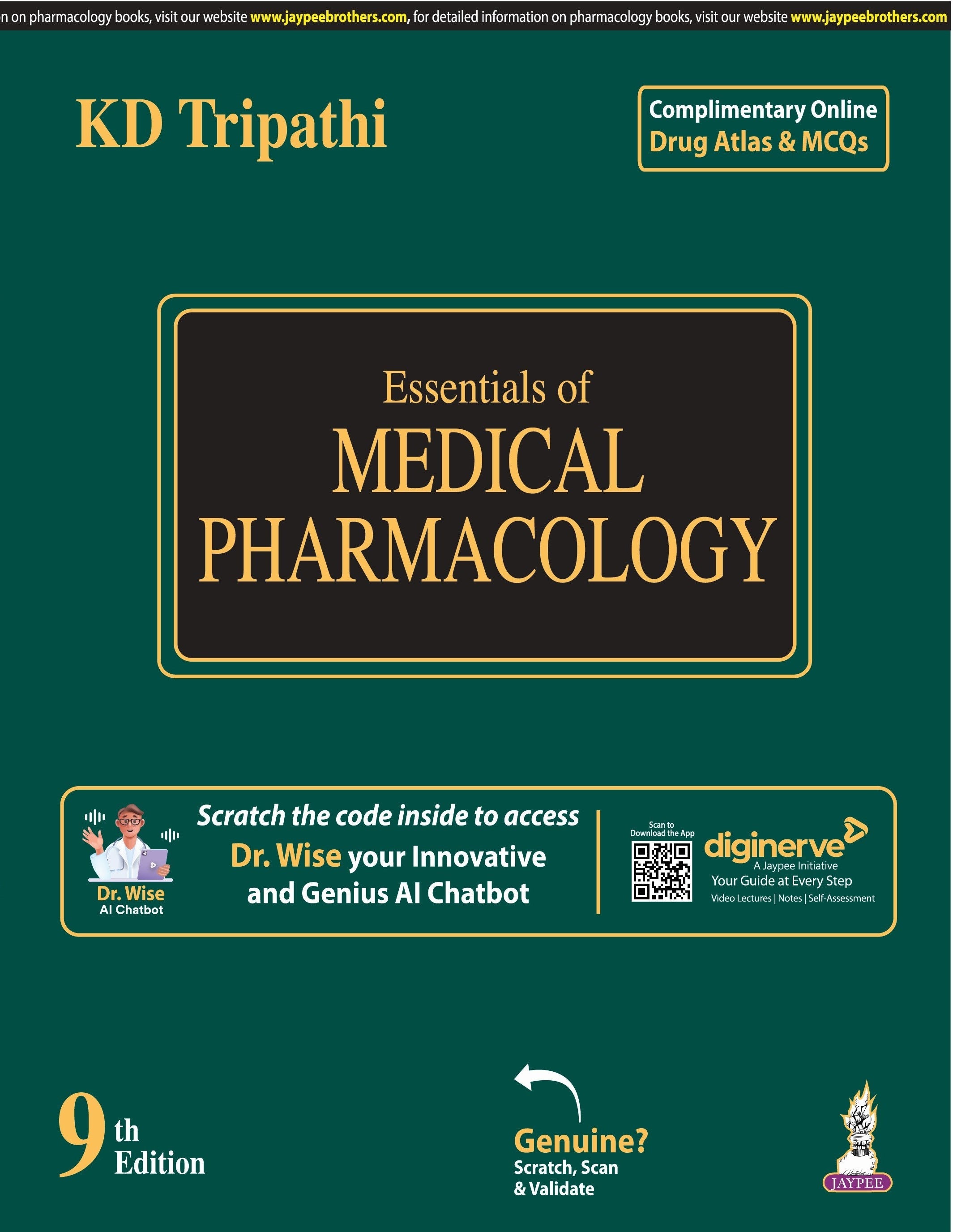 ESSENTIALS OF MEDICAL PHARMACOLOGY (COVERING COMPETENCY-BASED NMC CURRICULUM)