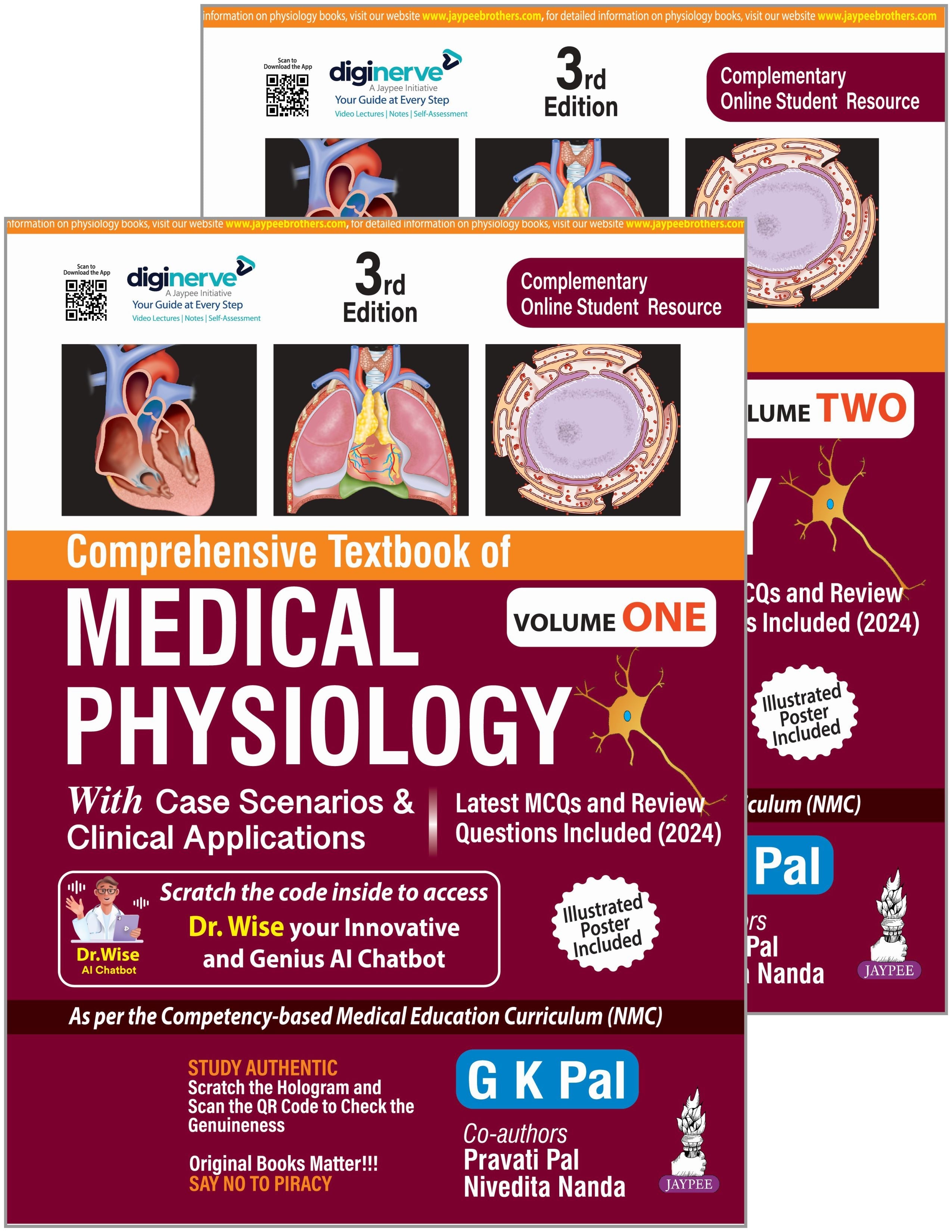 COMPREHENSIVE TEXTBOOK OF MEDICAL PHYSIOLOGY (2 VOLUMES)