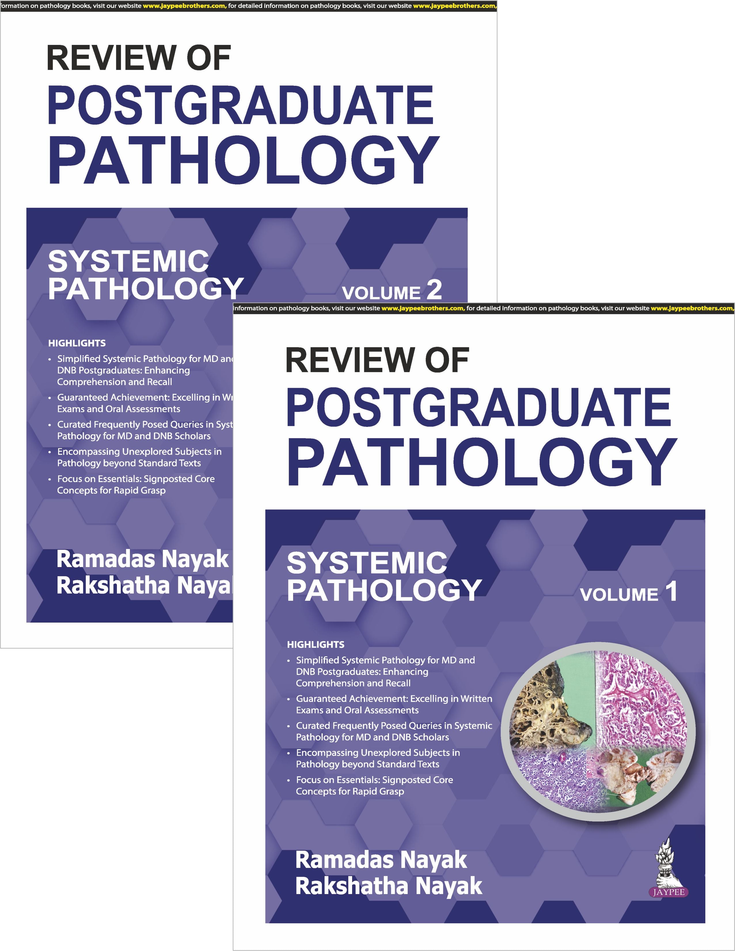 REVIEW OF POSTGRADUATE PATHOLOGY (SYSTEMIC PATHOLOGY) 2 VOLUMES