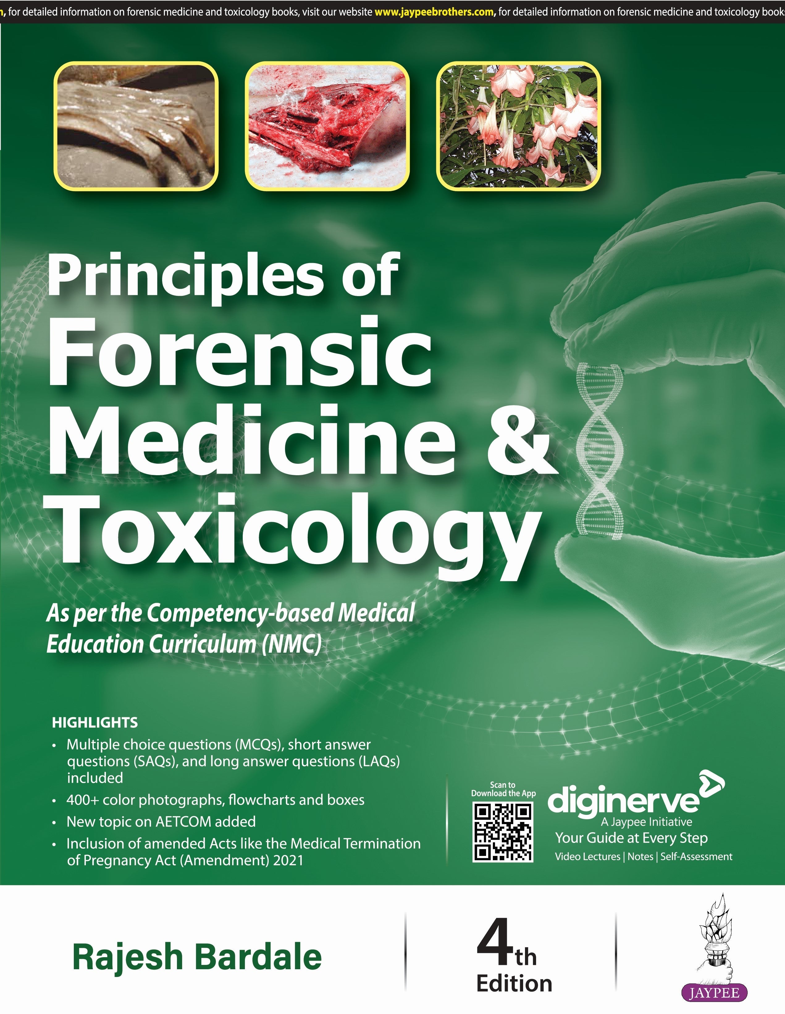 PRINCIPLES OF FORENSIC MEDICINE & TOXICOLOGY