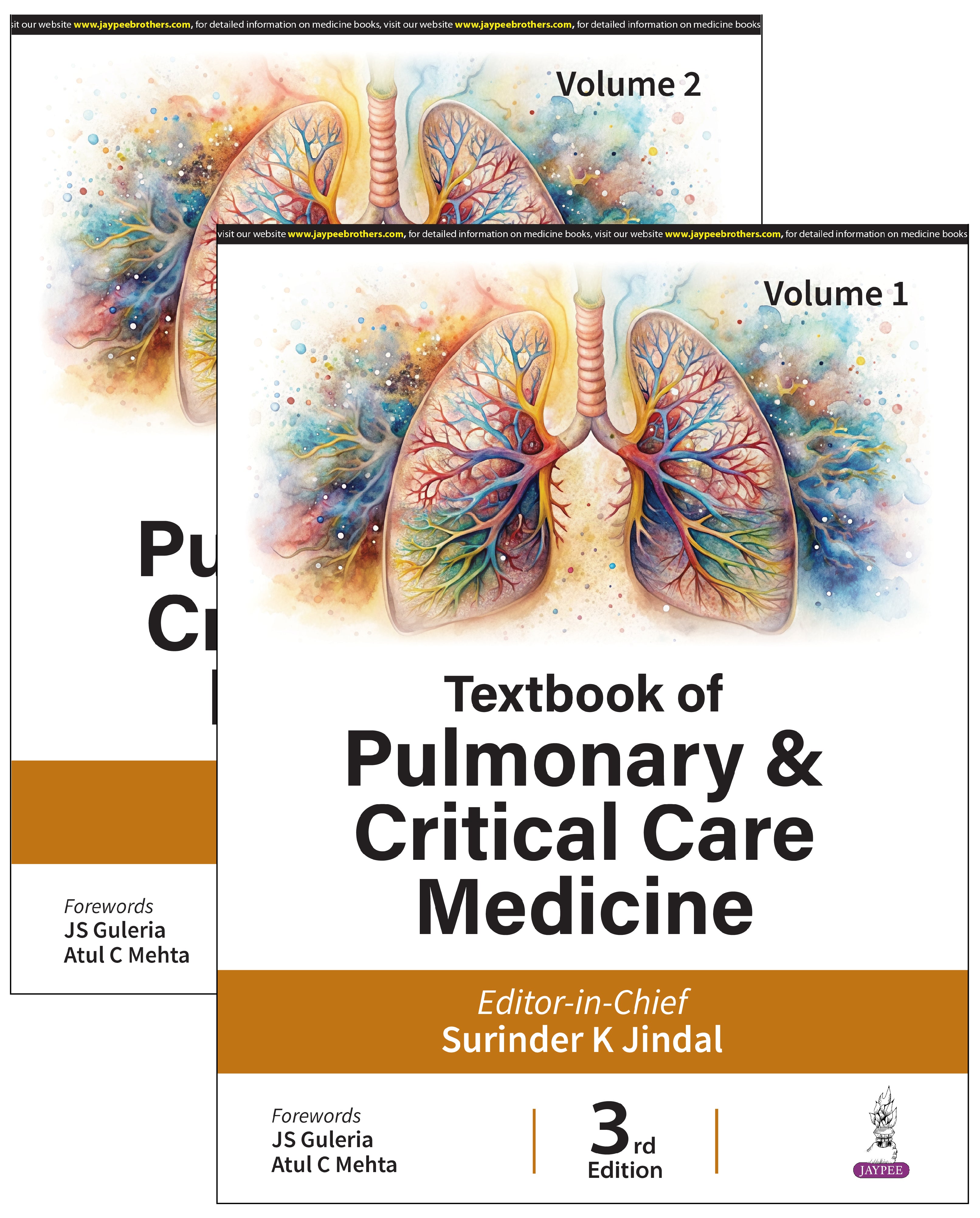 Textbook of Pulmonary & Critical Care Medicine (2 Volumes)