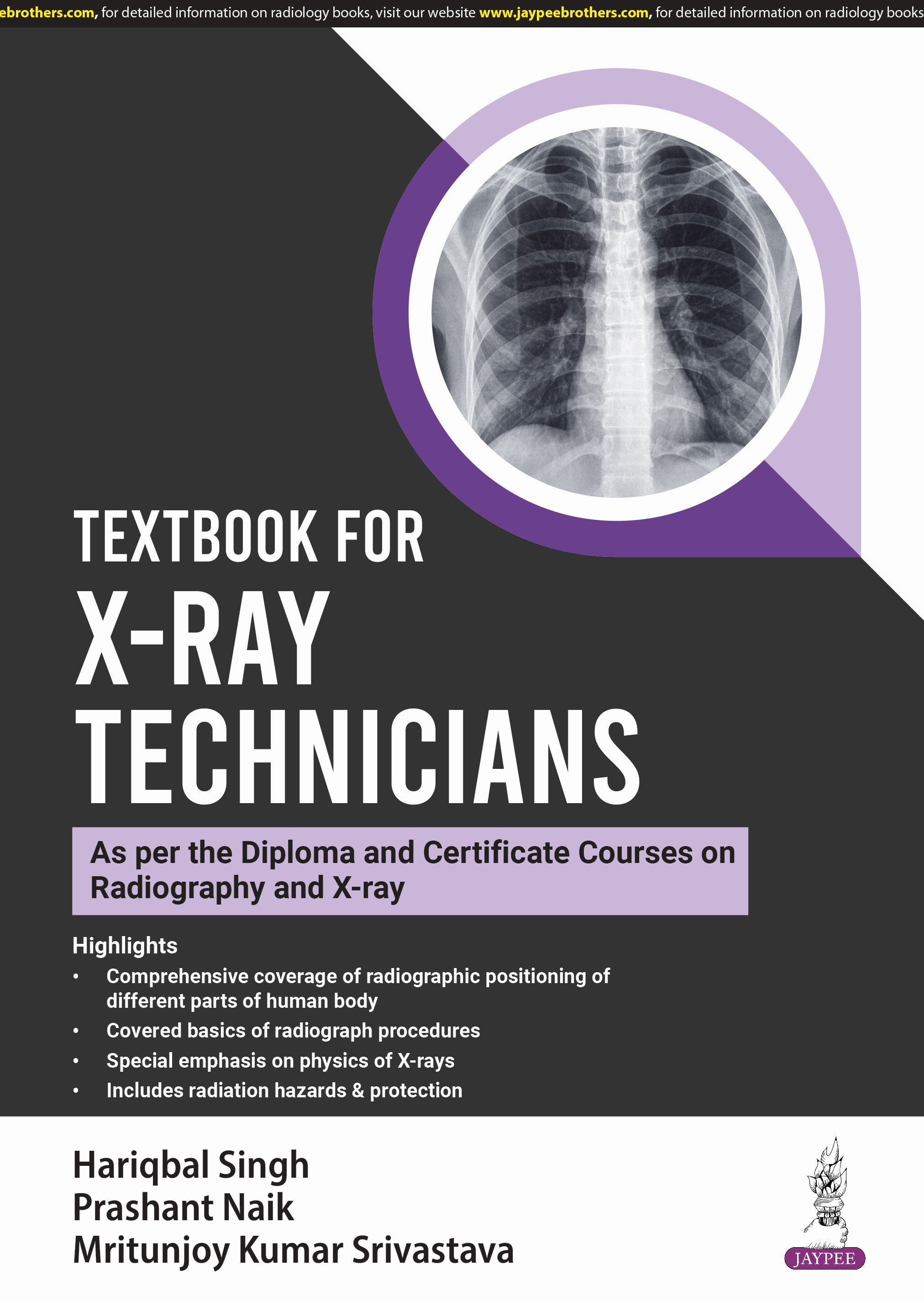 TEXTBOOK FOR X-RAY TECHNICIANS