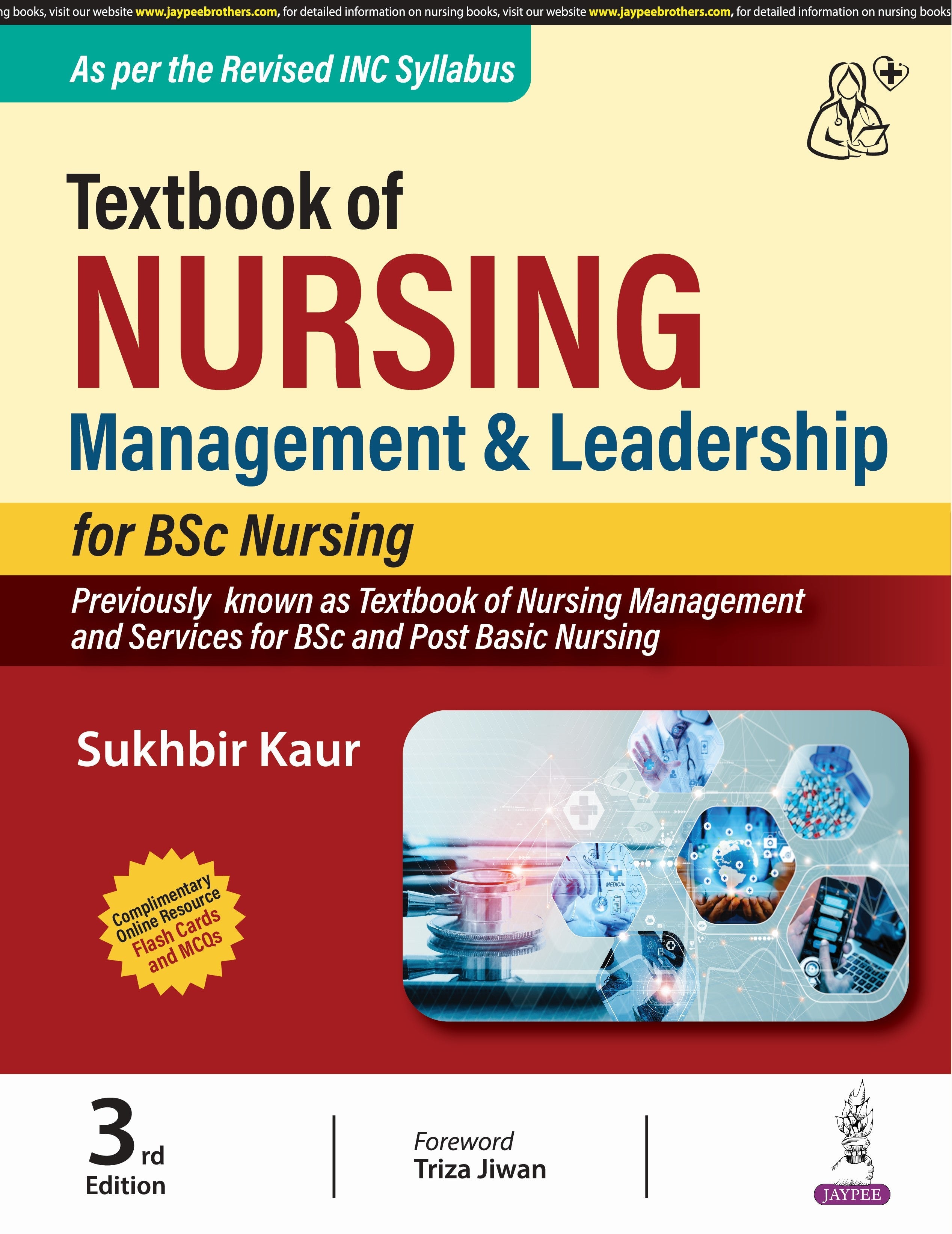 TEXTBOOK OF NURSING MANAGEMENT & LEADERSHIP FOR BSC NURSING