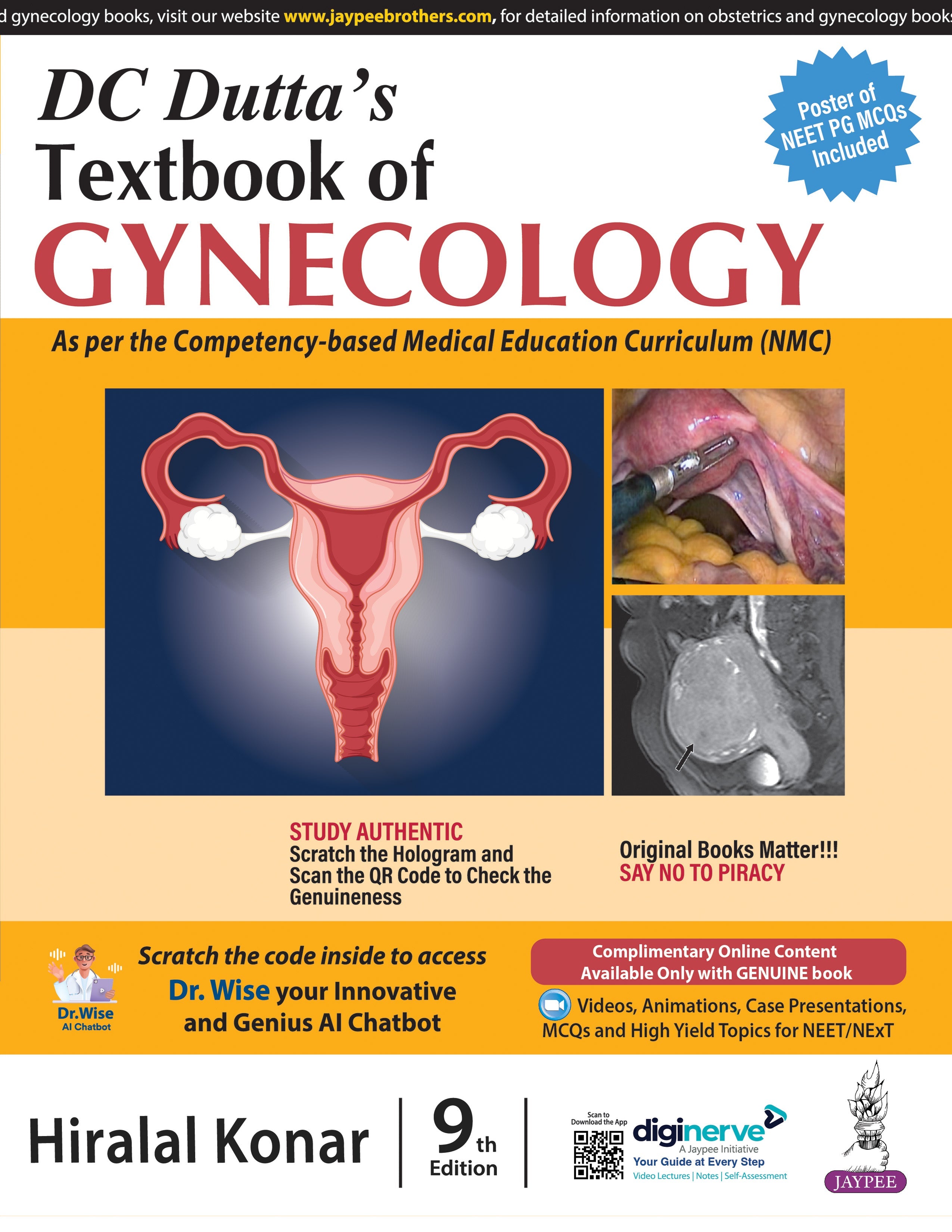 DC DUTTA'S TEXTBOOK OF GYNECOLOGY