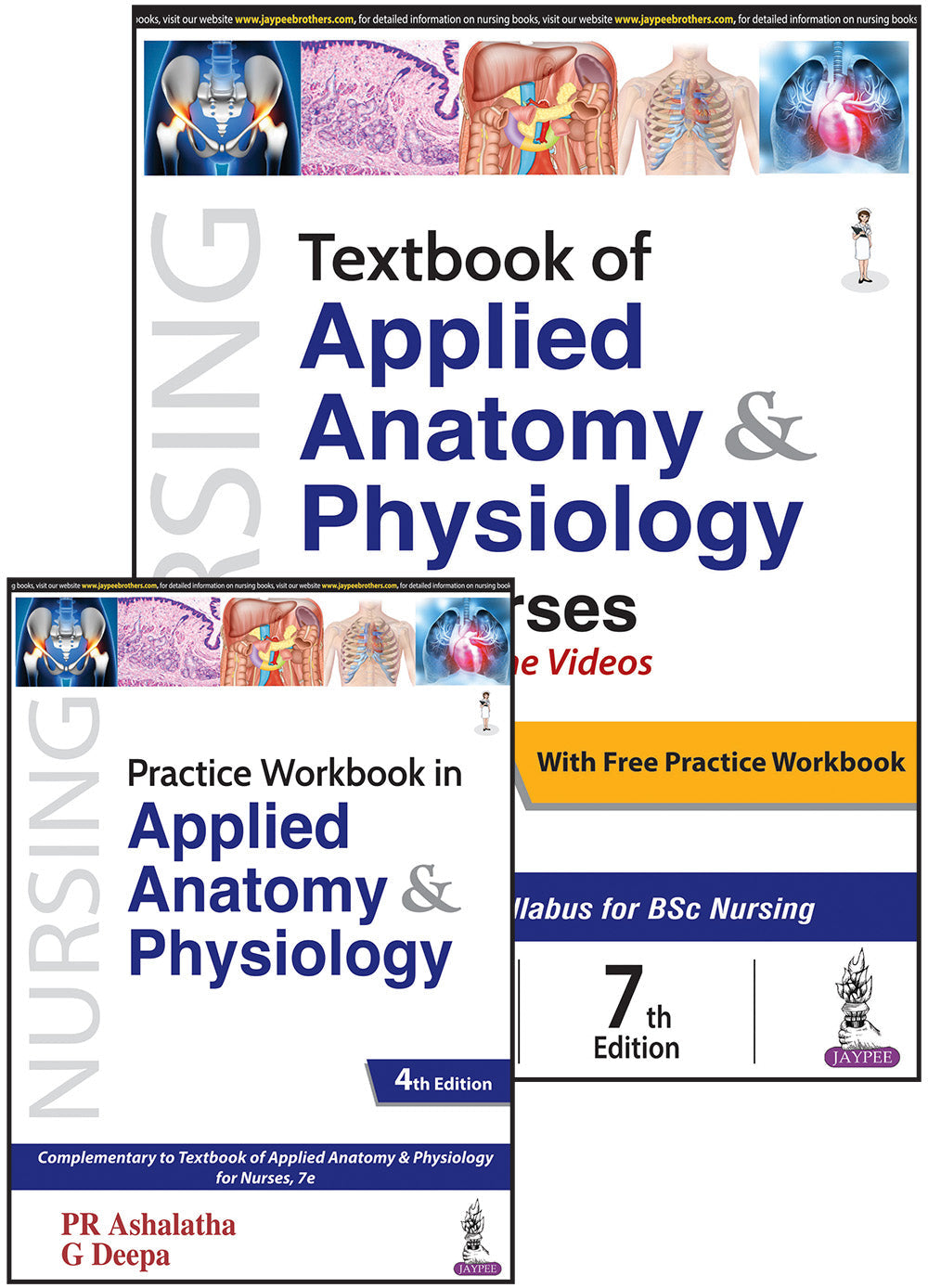 TEXTBOOK OF APPLIED ANATOMY & PHYSIOLOGY FOR NURSES WITH FREE PRACTICE WORKBOOK