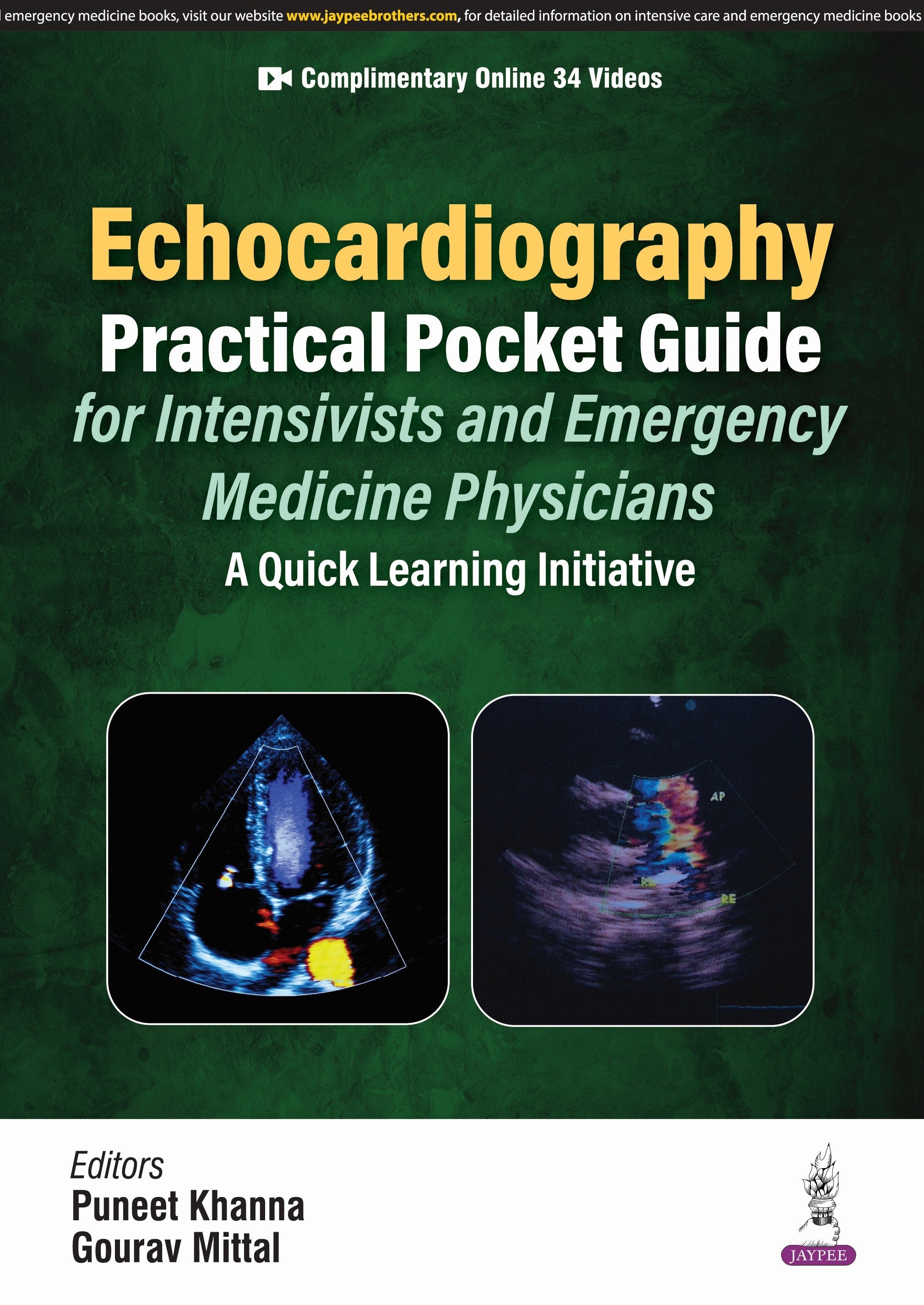 ECHOCARDIOGRAPHY PRACTICAL POCKET GUIDE FOR INTENSIVISTS AND EMERGENCY MEDICINE PHYSICIANS