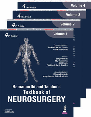 Ramamurthi and Tandon’s Textbook of NEUROSURGERY (4 Volumes)