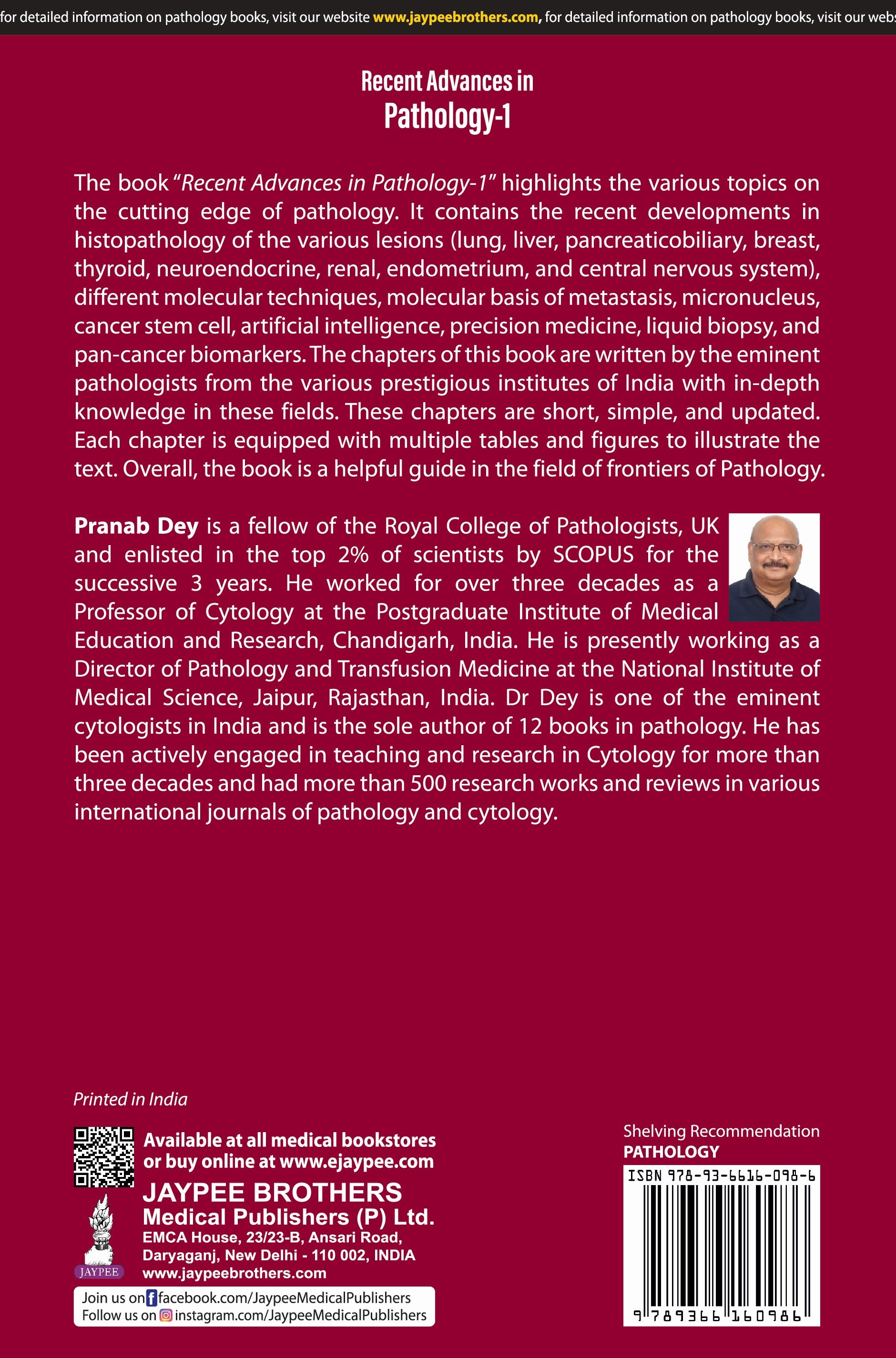Recent Advances in Pathology-1