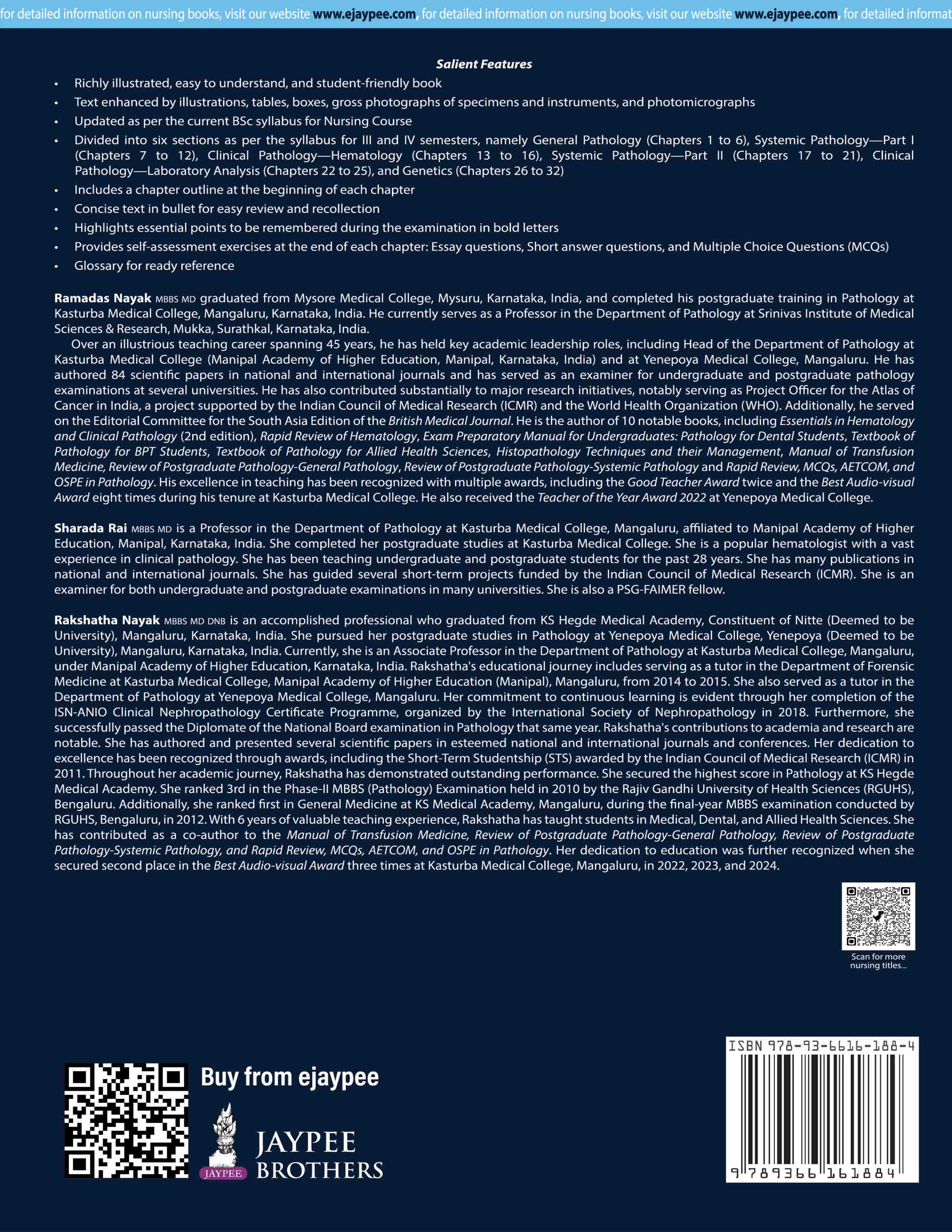 TEXTBOOK OF PATHOLOGY AND GENETICS FOR NURSES