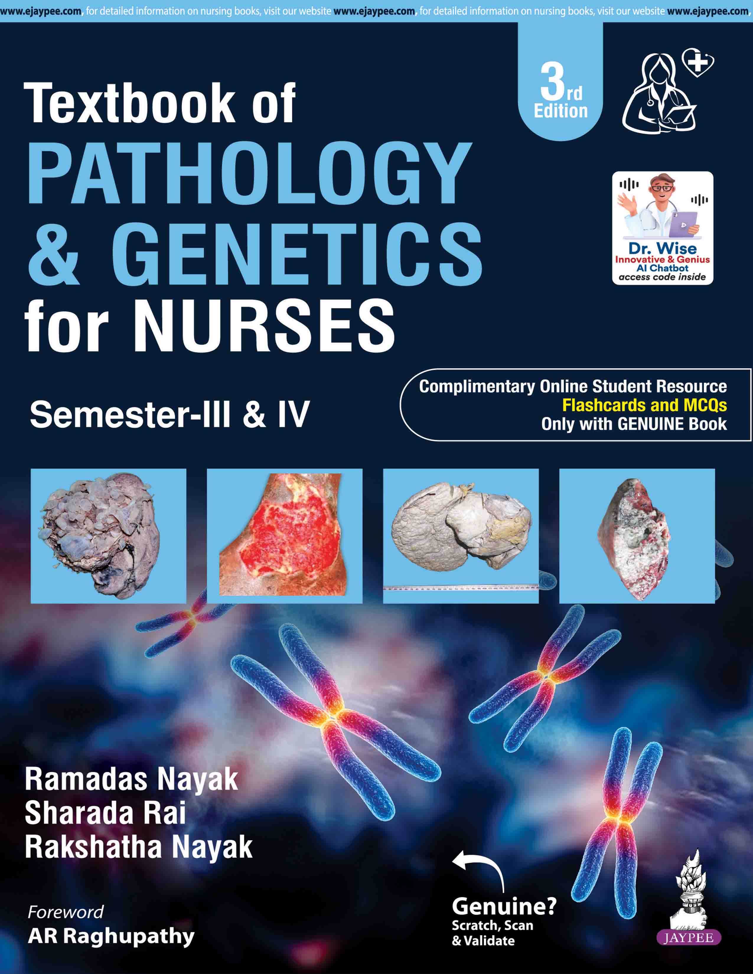 TEXTBOOK OF PATHOLOGY AND GENETICS FOR NURSES