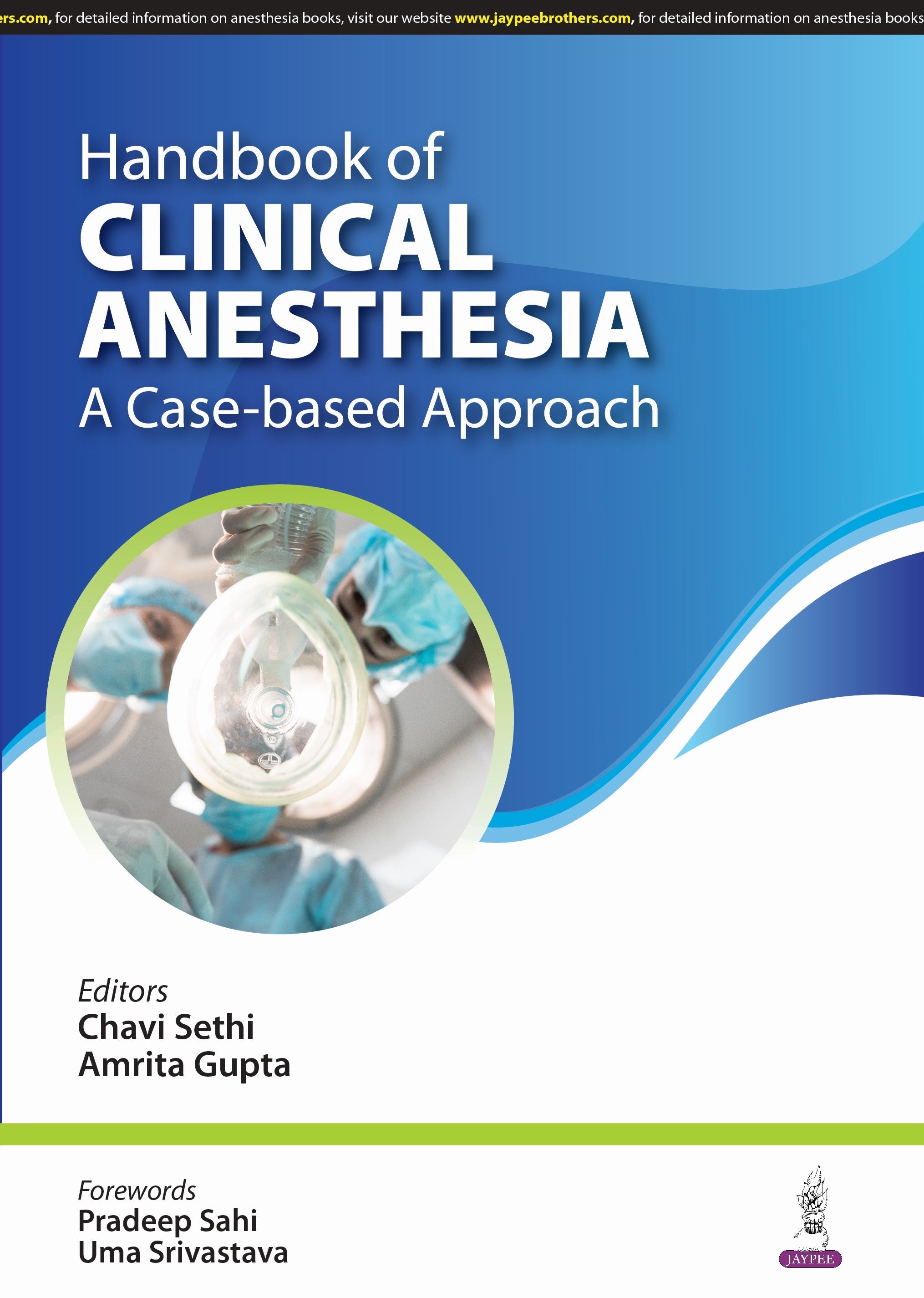 HANDBOOK OF CLINICAL ANESTHESIA (A CASE-BASED APPROACH)
