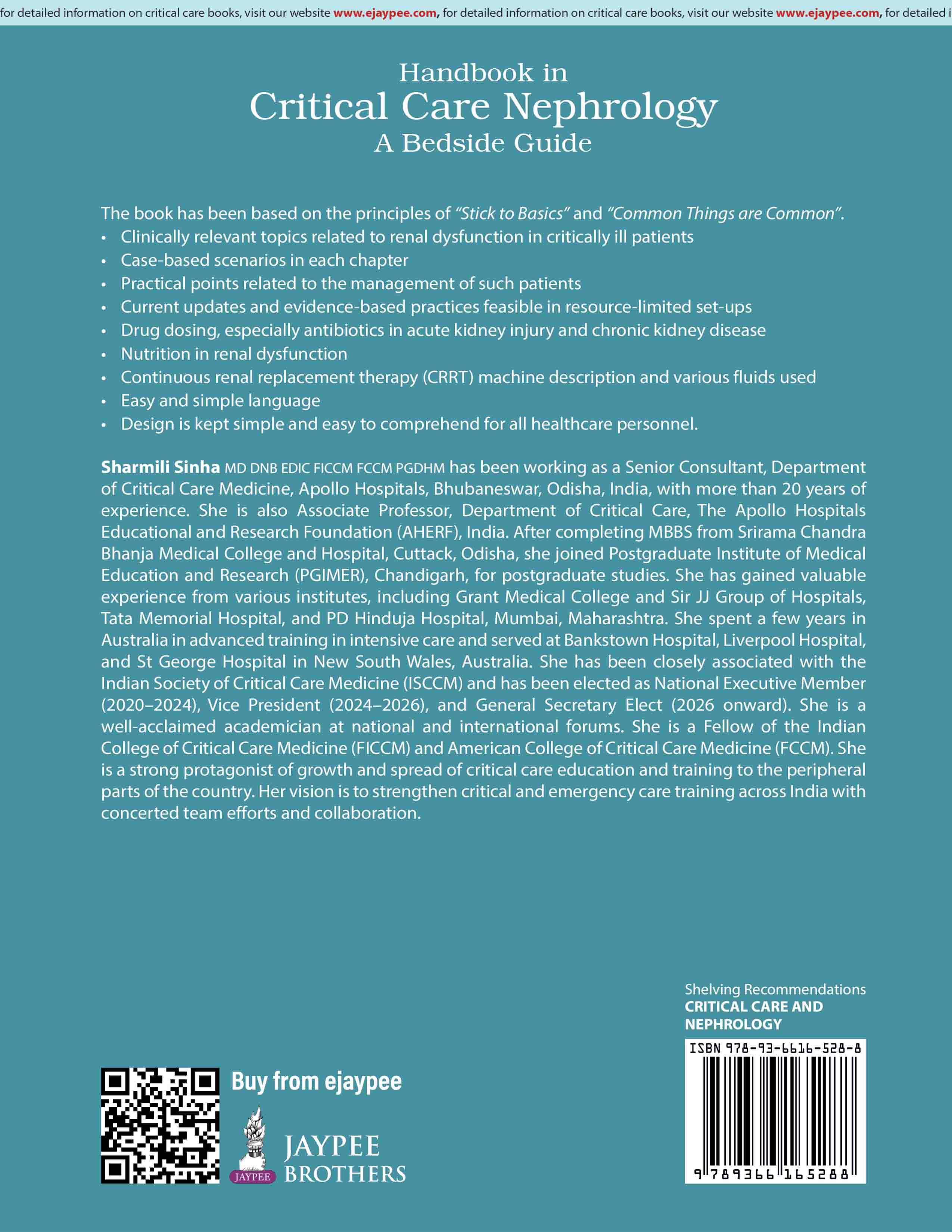 Handbook in Critical Care Nephrology: A Bedside Guide