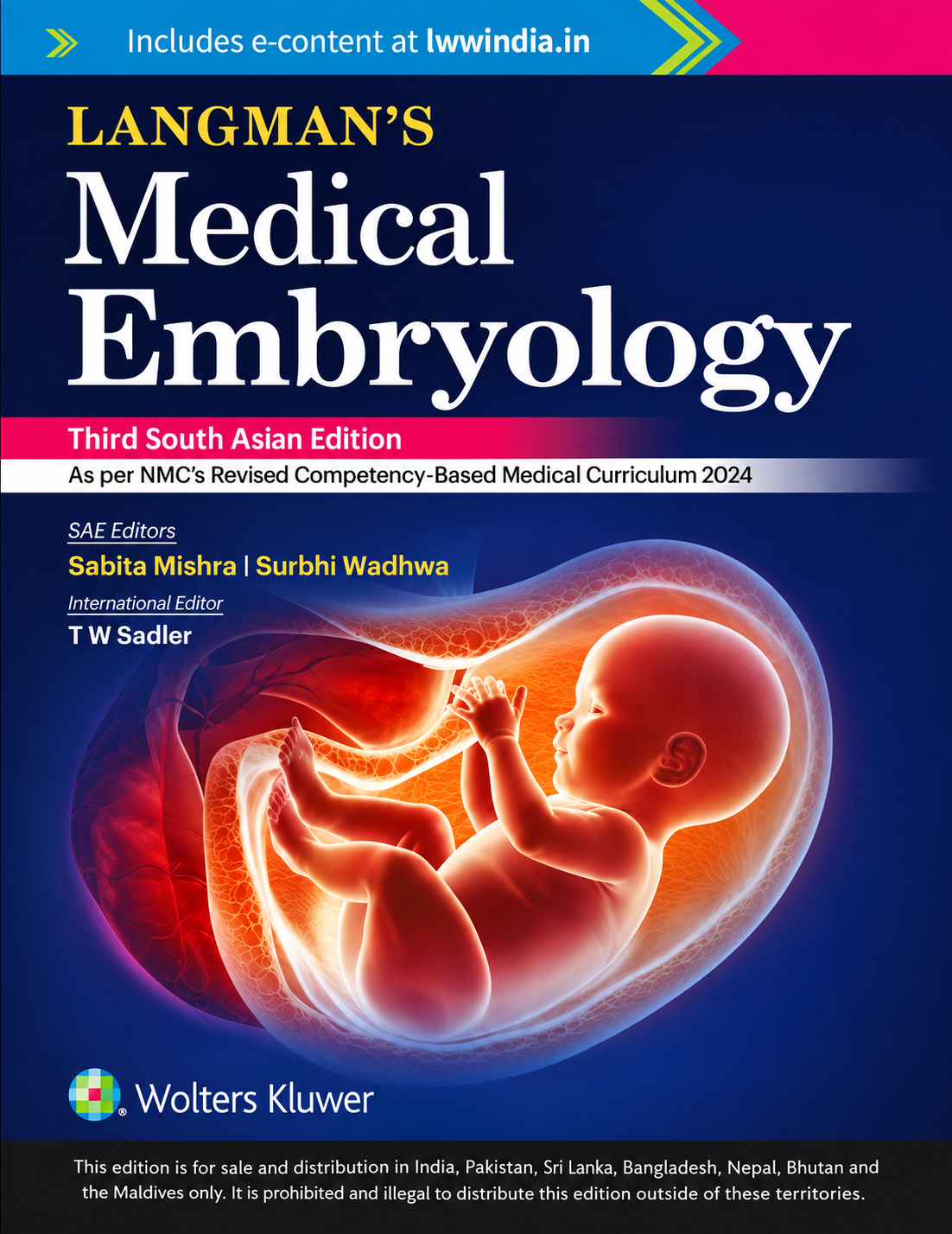 Langman’s Medical Embryology, 3rd South Asian ed