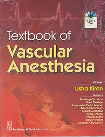 Textbook of Vascular Anesthesia included Video CD