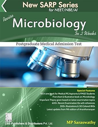 New SARP Series: for NEET / NBE /AI Revise Microbiology in 2 Weeks (PB)