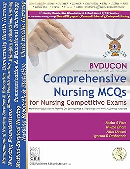 Comprehensive Nursing Mcqs For Nursing Competitive Exams (PB)