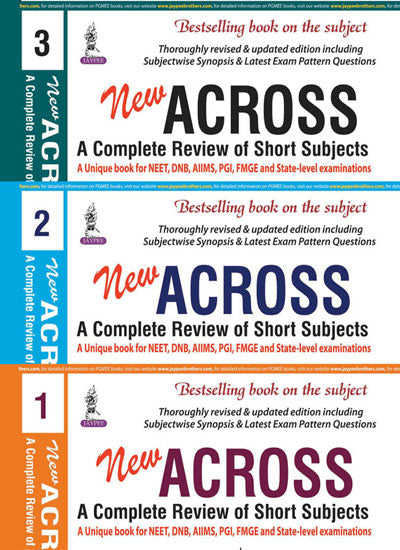 NEW ACROSS A COMPLETE REVIEW OF SHORT SUBJECTS (3VOLS)