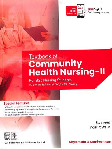 Textbook of Community Health Nursing II For Bsc Nursing (PB)