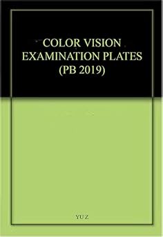 Color Vision Examination Plates (PB)