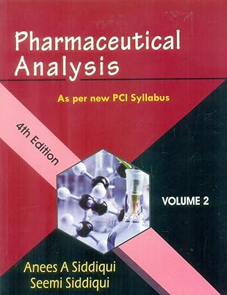 Pharmaceutical Analysis As Per New Pci Syllabus, 4e Vol. 2 (PB)