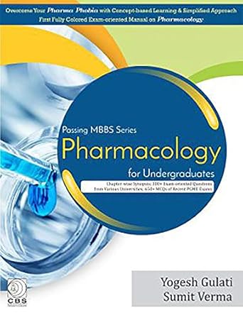 Passing MBBS Series Pharmacology for Undergraduates (PB)