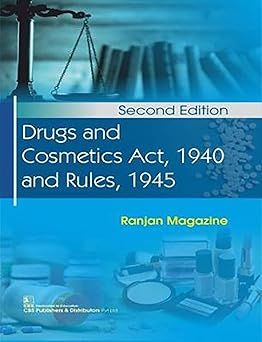 Drugs and Cosmetics Act, 1940 and Rules, 1945, 2e (PB)