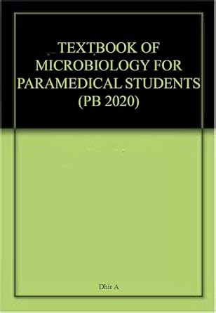 Textbook of Microbiology for Paramedical Students (PB)