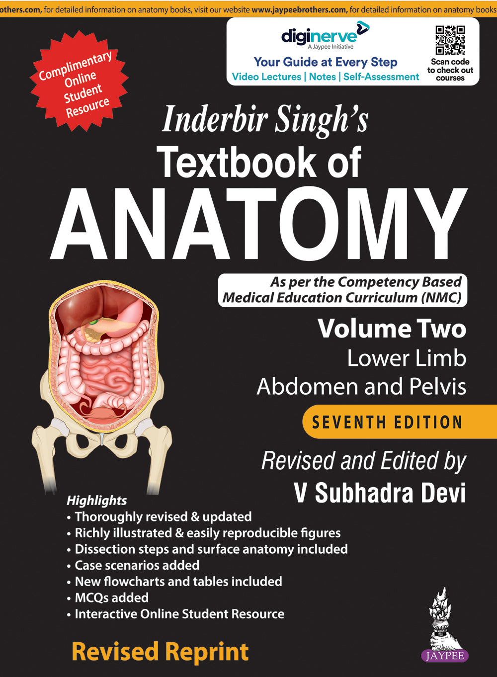 INDERBIR SINGH’S TEXTBOOK OF ANATOMY (VOLUME 2: LOWER LIMB, ABDOMEN AND PELVIS)