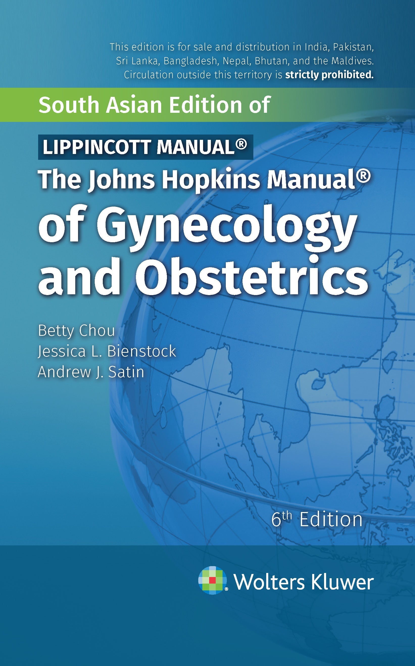 The Johns Hopkins Manual of Gynecology and Obstetrics, 6ed