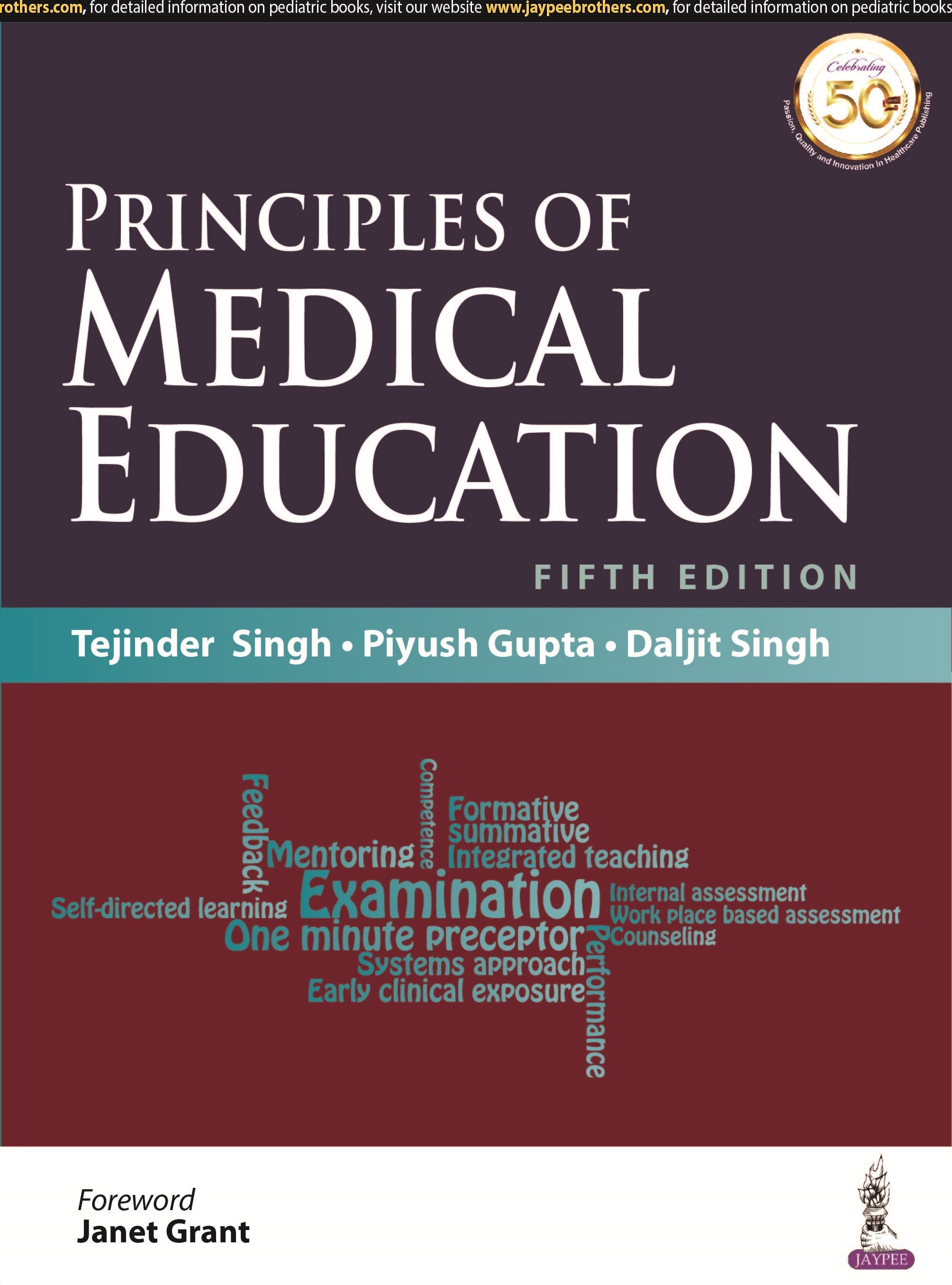 PRINCIPLES OF MEDICAL EDUCATION