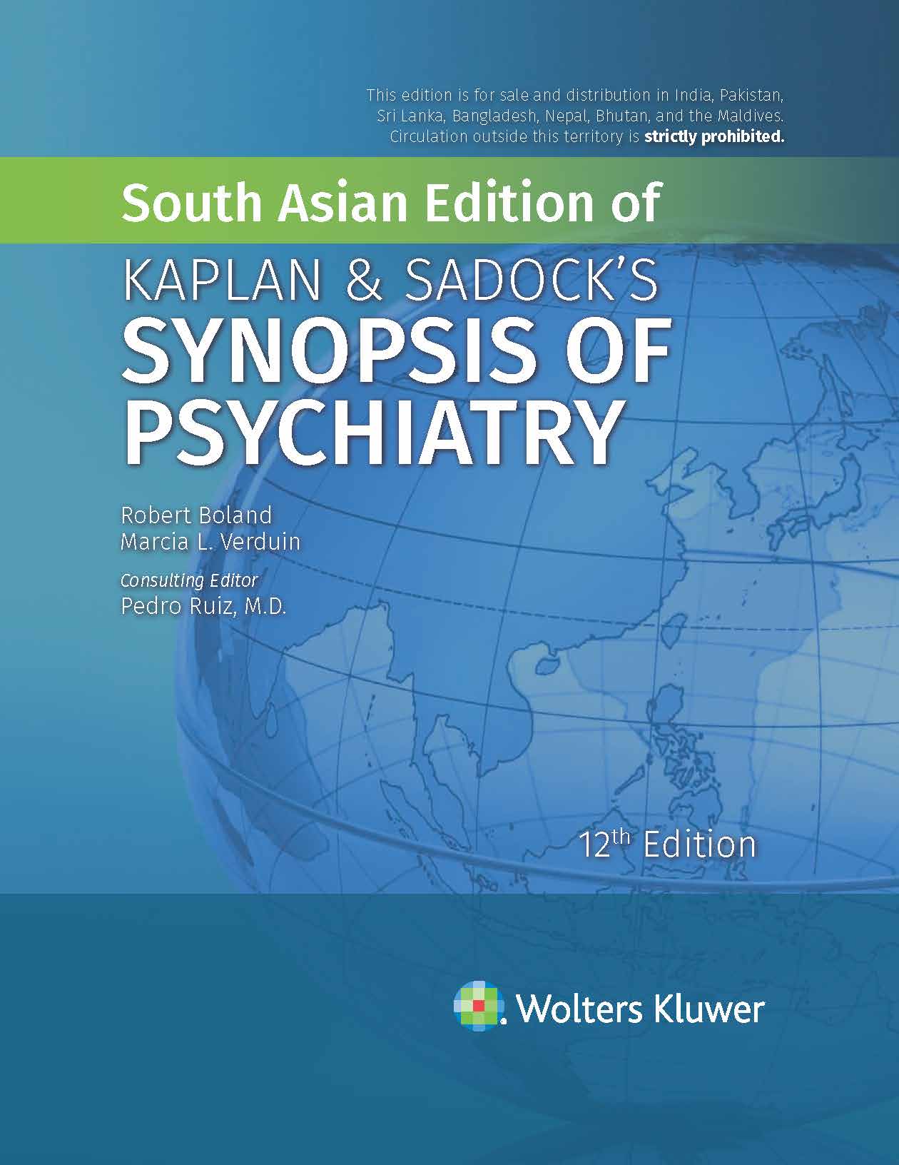 Kaplan and Sadock's Synopsis of Psychiatry, 12ed