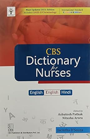 CBS Dictionary For Nurses English-English-Hindi (PB)