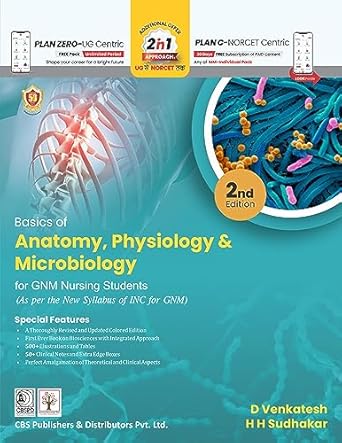 Basics Of Anatomy Physiology And Microbiology For Gnm Nursing Students 2e (PB)