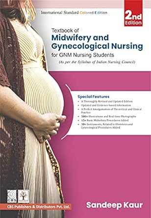 Textbook Of Midwifery And Gynecological Nursing For Gnm Nursing Students 2e (PB)