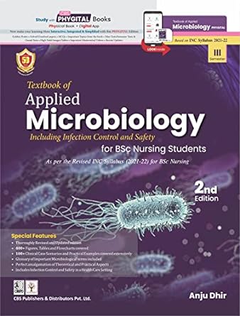 Textbook Of Applied Microbiology Including Infection Control And Safety For Bsc Nursing Students 2e (PB)